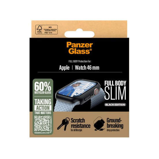 PanzerGlass PG Scrn Snap FB Slim BlK Watch 45mm 2024 Transparent Polyéthylène téréphthalate (PET) PanzerGlass PG Scrn Snap FB Slim BlK Watch 45mm 2024 Transparent Polyéthylène téréphthalate (PET)