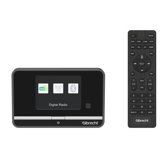 Albrecht DR 521 Portable Analogique et numérique Noir