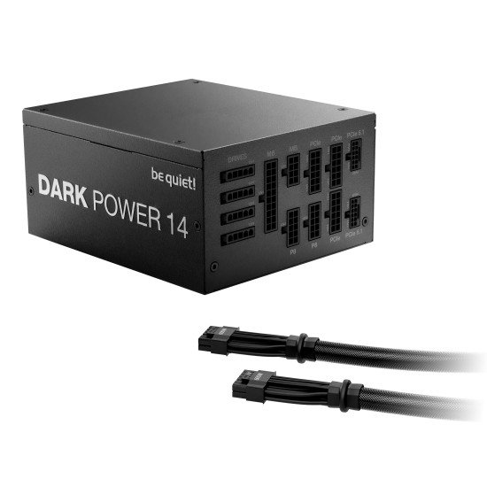 be quiet! Dark Power 14 1200 W | Alimentation ATX 3.1 | refroidissement actif ou mode semi-passif | 80 Plus Titanium