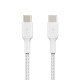 Belkin CAB004BT1MWH2PK câble USB 1 m USB 2.0 USB C Blanc