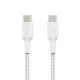 Belkin CAB004BT1MWH2PK câble USB 1 m USB 2.0 USB C Blanc