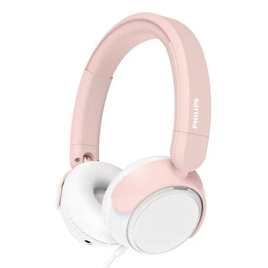 Philips TAK2000PK/00 casque Avec fil Arceau Appel/Musique/TV Rose