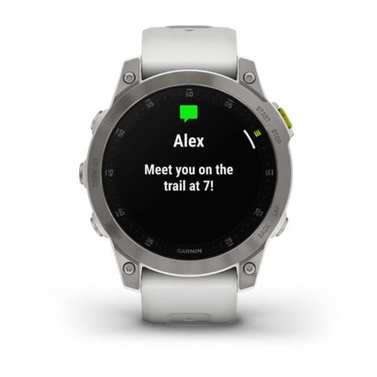 Garmin epix Gen 2 3,3 cm (1.3") AMOLED 45 mm Blanc GPS (satellite)