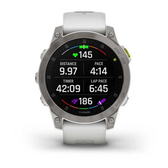 Garmin epix Gen 2 3,3 cm (1.3") AMOLED 45 mm Blanc GPS (satellite)