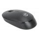 Manhattan Souris sans fil Performance III, noire, 1000 dpi, 2,4 GHz (jusqu'à 10 m), USB, optique, ambidextre, 3 boutons avec molette, nano récepteur USB, pile AA non incluse, garantie 3 ans