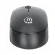 Manhattan Souris sans fil Performance III, noire, 1000 dpi, 2,4 GHz (jusqu'à 10 m), USB, optique, ambidextre, 3 boutons avec molette, nano récepteur USB, pile AA non incluse, garantie 3 ans