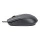 Manhattan Souris USB filaire Comfort II, 1000 dpi, optique, ambidextre, 3 boutons + molette, noire, garantie 3 ans