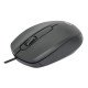 Manhattan Souris USB filaire Comfort II, 1000 dpi, optique, ambidextre, 3 boutons + molette, noire, garantie 3 ans