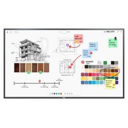 NEC MultiSync M551 Écran plat interactif 139,7 cm (55") LCD 500 cd/m² 4K Ultra HD Noir Écran tactile 24/7