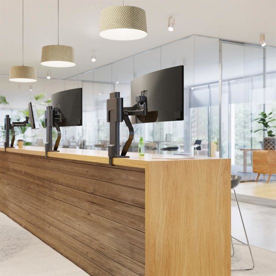 Ergotron TRACE 45-657-224 support d'écran plat pour bureau 94 cm (37") Noir Ergotron TRACE 45-657-224 support d'écran plat pour bureau 94 cm (37") Noir