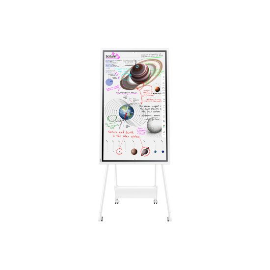 Samsung WM55B Panneau plat de signalisation numérique 139,7 cm (55") VA Wifi 350 cd/m² 4K Ultra HD Blanc Écran tactile Intégré dans le processeur Tizen 6.5 16/7