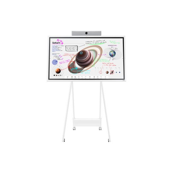 Samsung WM55B Panneau plat de signalisation numérique 139,7 cm (55") VA Wifi 350 cd/m² 4K Ultra HD Blanc Écran tactile Intégré dans le processeur Tizen 6.5 16/7