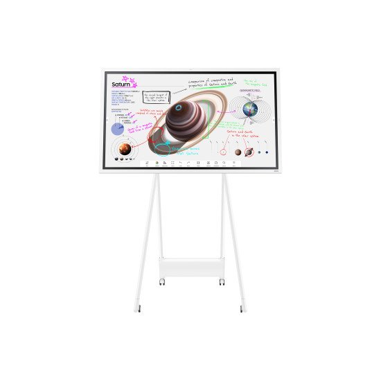 Samsung WM55B Panneau plat de signalisation numérique 139,7 cm (55") VA Wifi 350 cd/m² 4K Ultra HD Blanc Écran tactile Intégré dans le processeur Tizen 6.5 16/7