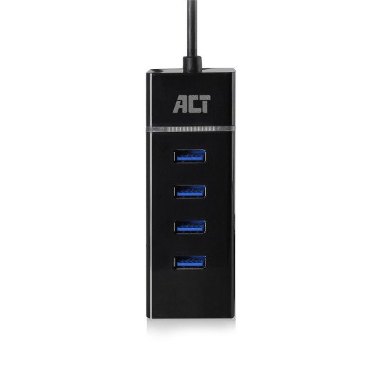 ACT AC6415 hub & concentrateur USB 3.2 Gen 1 (3.1 Gen 1) Type-C 5000 Mbit/s Noir