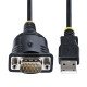 StarTech.com Adaptateur USB vers Série de 1m - Convertisseur DB9 Mâle vers USB - Adaptateur USB RS232, Prolific IC - Convertisseur RS232 vers USB pour PLC/Imprimante/Scanner/Switch - Windows/Mac