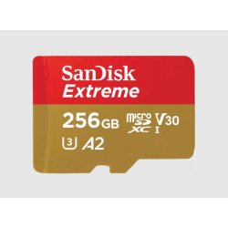 SanDisk Extreme 256 Go MicroSDXC UHS-I Classe 3