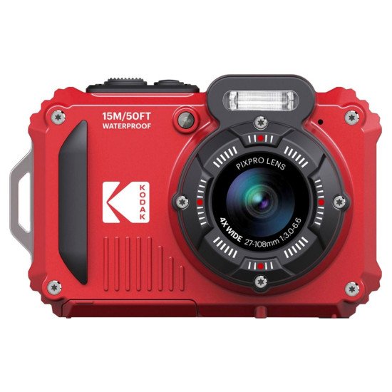 Kodak PIXPRO WPZ2 1/2.3" Appareil-photo compact 16,76 MP BSI CMOS 4608 x 3456 pixels Rouge