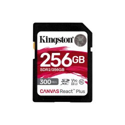 Kingston Technology Canvas React Plus 256 Go SD UHS-II Classe 10 Kingston Technology Canvas React Plus 256 Go SD UHS-II Classe 10