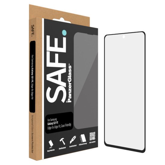 PanzerGlass SAFE. by ® Screen Protector Samsung Galaxy S21 FE Protection d'écran transparent 1 pièce(s) PanzerGlass SAFE. by ® Screen Protector Samsung Galaxy S21 FE Protection d'écran transparent 1 pièce(s)