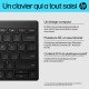 HP 355 Compact Multi-Device KBD AZERTY clavier Maison Bluetooth Noir HP 355 Compact Multi-Device KBD AZERTY clavier Maison Bluetooth Noir
