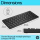 HP 355 Compact Multi-Device KBD AZERTY clavier Maison Bluetooth Noir HP 355 Compact Multi-Device KBD AZERTY clavier Maison Bluetooth Noir