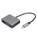 Digitus Adaptateur graphique USB Type-C™ 4K 2 en 1 Mini DisplayPort + VGA