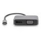 Digitus Adaptateur graphique USB Type-C™ 4K 2 en 1 Mini DisplayPort + VGA Digitus Adaptateur graphique USB Type-C™ 4K 2 en 1 Mini DisplayPort + VGA