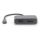 Digitus Adaptateur graphique USB Type-C™ 4K 2 en 1 Mini DisplayPort + HDMI Digitus Adaptateur graphique USB Type-C™ 4K 2 en 1 Mini DisplayPort + HDMI
