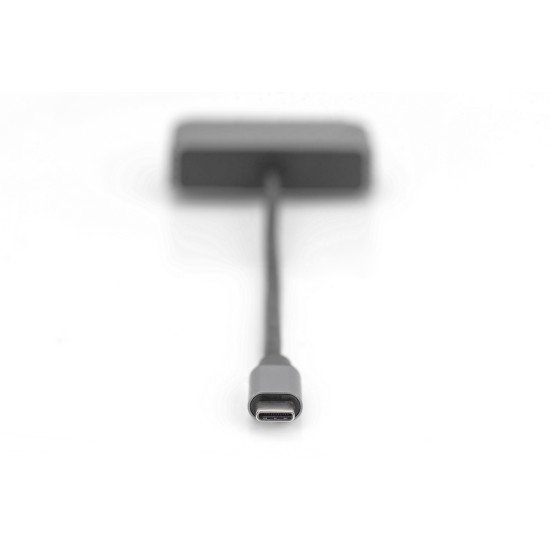 Digitus Adaptateur graphique USB Type-C™ 4K 2 en 1 Mini DisplayPort + HDMI Digitus Adaptateur graphique USB Type-C™ 4K 2 en 1 Mini DisplayPort + HDMI