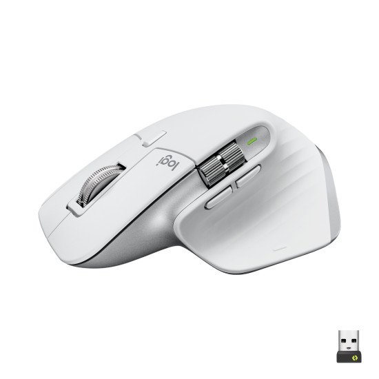 Logitech MX Master 3S souris Droitier RF Sans fil + Bluetooth Optique 8000 DPI