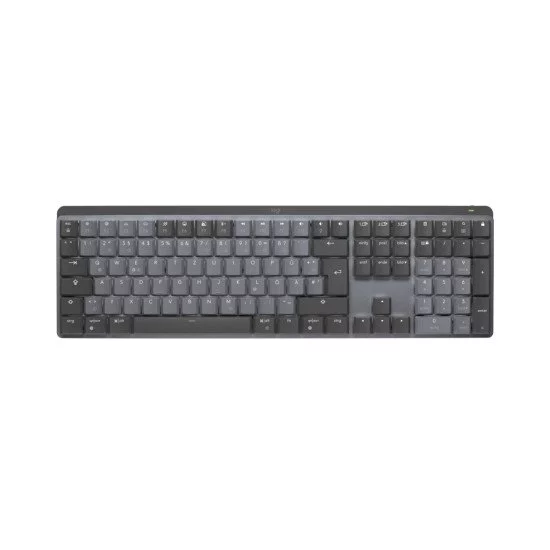 Logitech MX Mechanical clavier RF sans fil + Bluetooth QWERTZ Allemand Graphite, Gris Logitech MX Mechanical clavier RF sans fil + Bluetooth QWERTZ Allemand Graphite, Gris