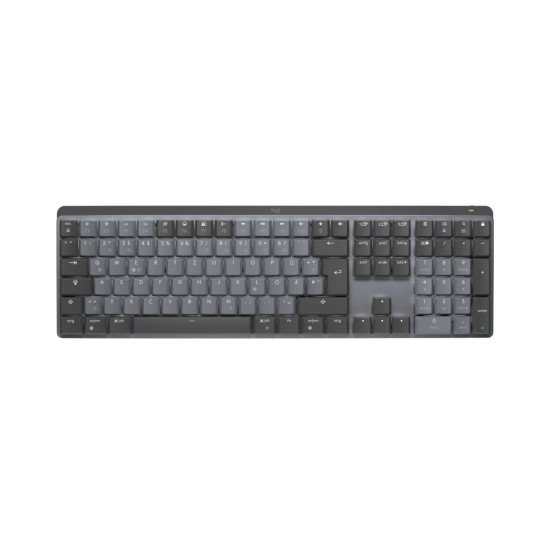 Logitech MX Mechanical clavier RF sans fil + Bluetooth QWERTZ Allemand Graphite, Gris