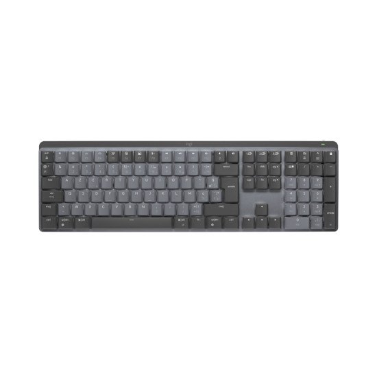 Logitech MX Mechanical clavier RF sans fil Bluetooth AZERTY Français Graphite, Gris