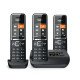 Gigaset COMFORT 550A Téléphone analogique Identification de l'appelant Noir