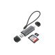 Conceptronic BIAN05G lecteur de carte mémoire USB 3.2 Gen 1 (3.1 Gen 1) Type-A/Type-C Gris