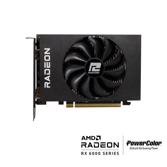 PowerColor AXRX 6400 4GBD6-DH carte graphique AMD Radeon RX 6400 4 Go GDDR6