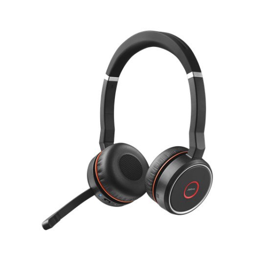 Jabra Evolve 75 Casque Avec fil &sans fil Arceau Appels/Musique Bluetooth Noir