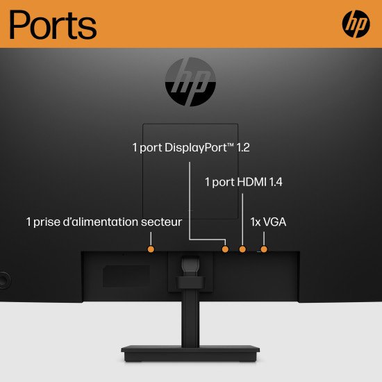 HP V27i G5 écran PC 68,6 cm (27") 1920 x 1080 pixels Full HD Noir