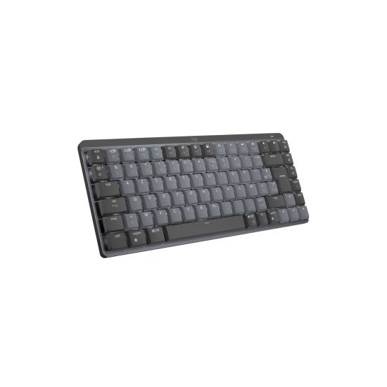 Logitech MX Mini Mechanical clavier RF sans fil + Bluetooth AZERTY Français Graphite, Gris