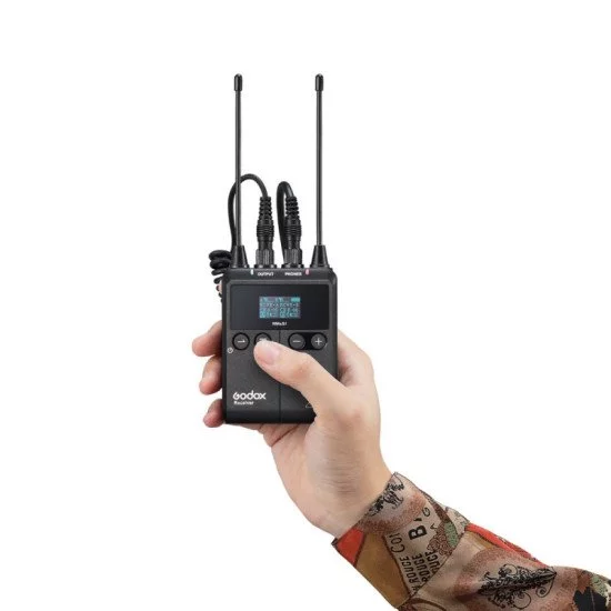 Godox WMicS1 Noir Microphone Lavalier/boutonnière Godox WMicS1 Noir Microphone Lavalier/boutonnière