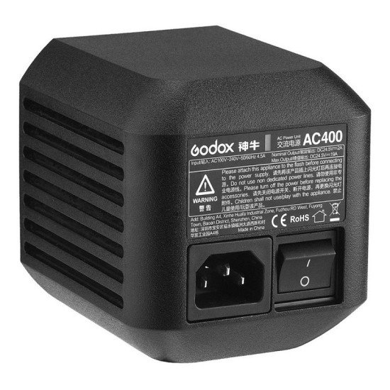 Godox AD400Pro adaptateur de puissance & onduleur Intérieure Noir