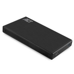 ACT AC1200 Boîtier de disques de stockage Boîtier disque dur/SSD Noir 2.5" ACT AC1200 Boîtier de disques de stockage Boîtier disque dur/SSD Noir 2.5"