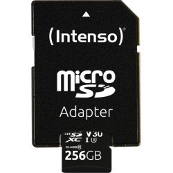 Intenso 3433492 mémoire flash 256 Go MicroSDXC UHS-I Classe 10 Intenso 3433492 mémoire flash 256 Go MicroSDXC UHS-I Classe 10