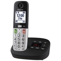 Panasonic KX-TGU430 Téléphone DECT Identification de l'appelant Noir, Gris
