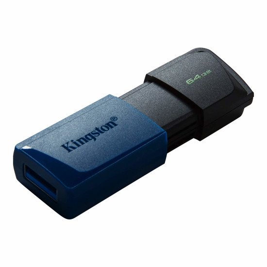 Kingston DataTraveler Exodia M clé USB flash 64 Go USB Type-A 3.2 Gen 1 (3.1 Gen 1) Noir, Bleu