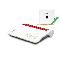 FRITZ!Box 5530 (WITH SFP XGSPON) routeur sans fil Gigabit Ethernet Bi-bande (2,4 GHz / 5 GHz) Blanc