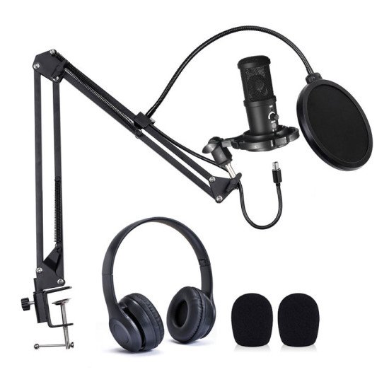 Easypix 62021 microphone Noir Microphone de studio