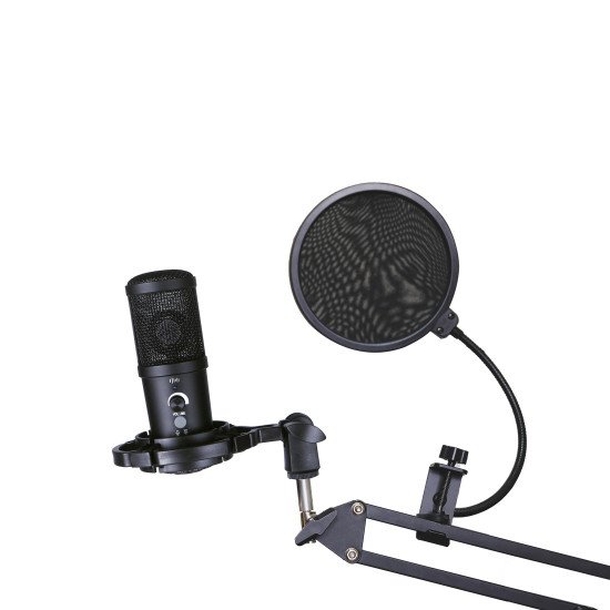 Easypix 62021 microphone Noir Microphone de studio