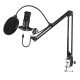 Easypix 62021 microphone Noir Microphone de studio