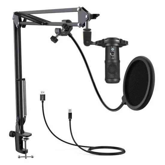 Easypix 62021 microphone Noir Microphone de studio Easypix 62021 microphone Noir Microphone de studio